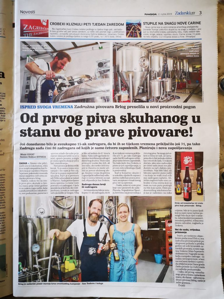 Isječak iz tiska o Brlogu