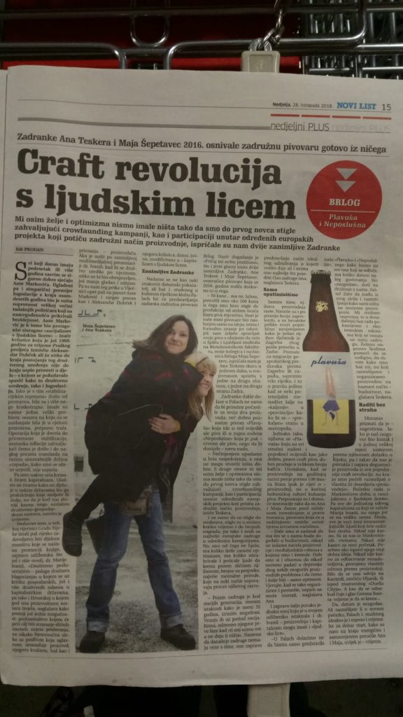 Isječak iz tiska o Brlogu
