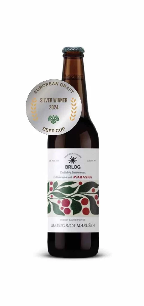Majstorica Maruška, cherry baltic porter, a collaboration with Maraska